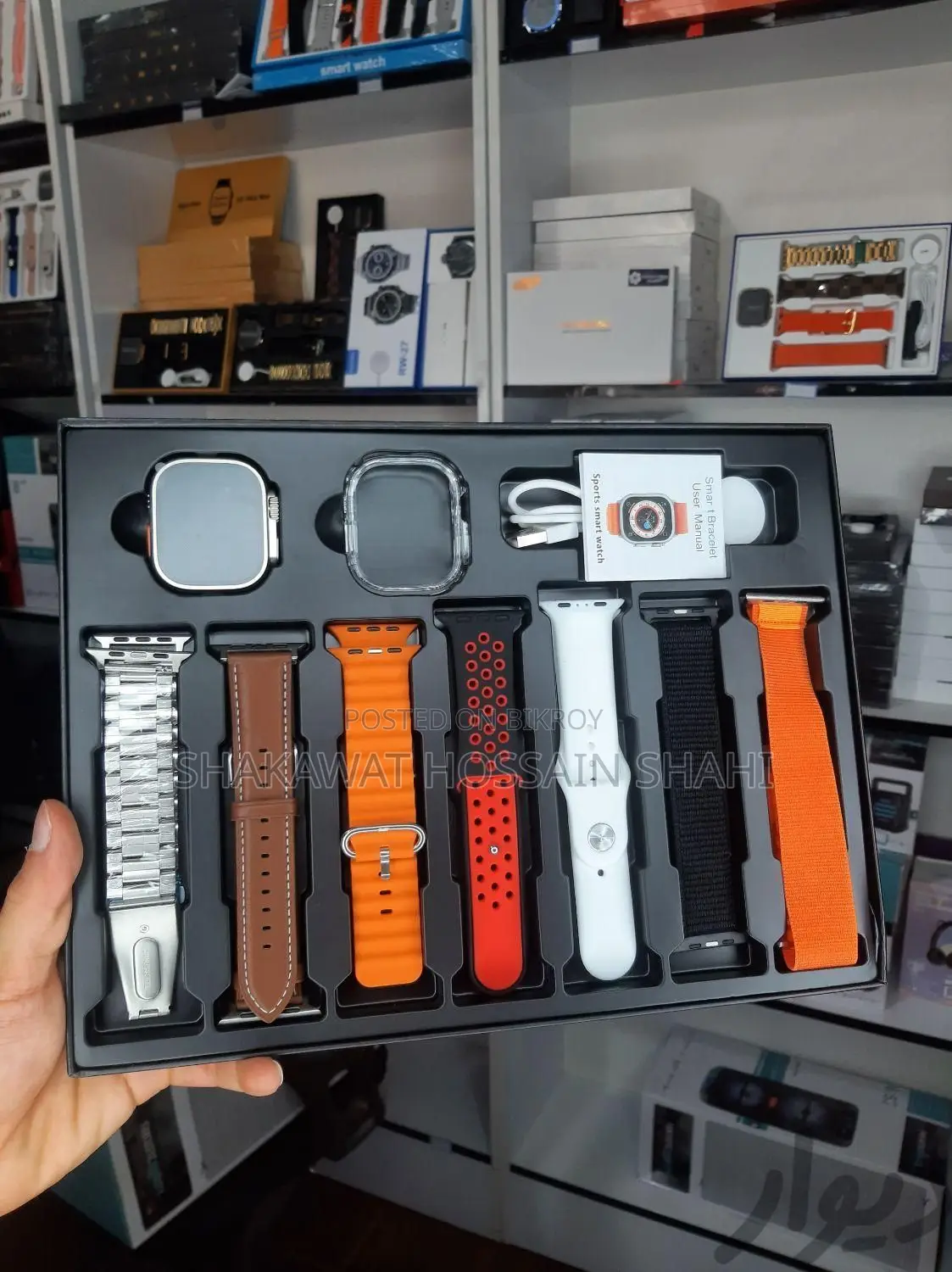 Dt 900 7-in-1 Strap Ultra 9 Smart Watch - 49mm Dial Full Touch Display