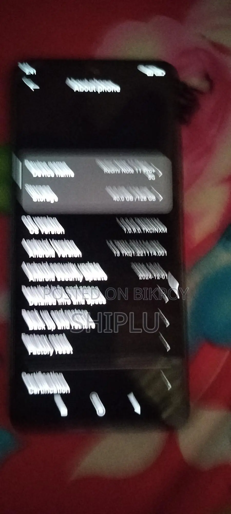 Xiaomi Redmi 11pro + 5g (Used)