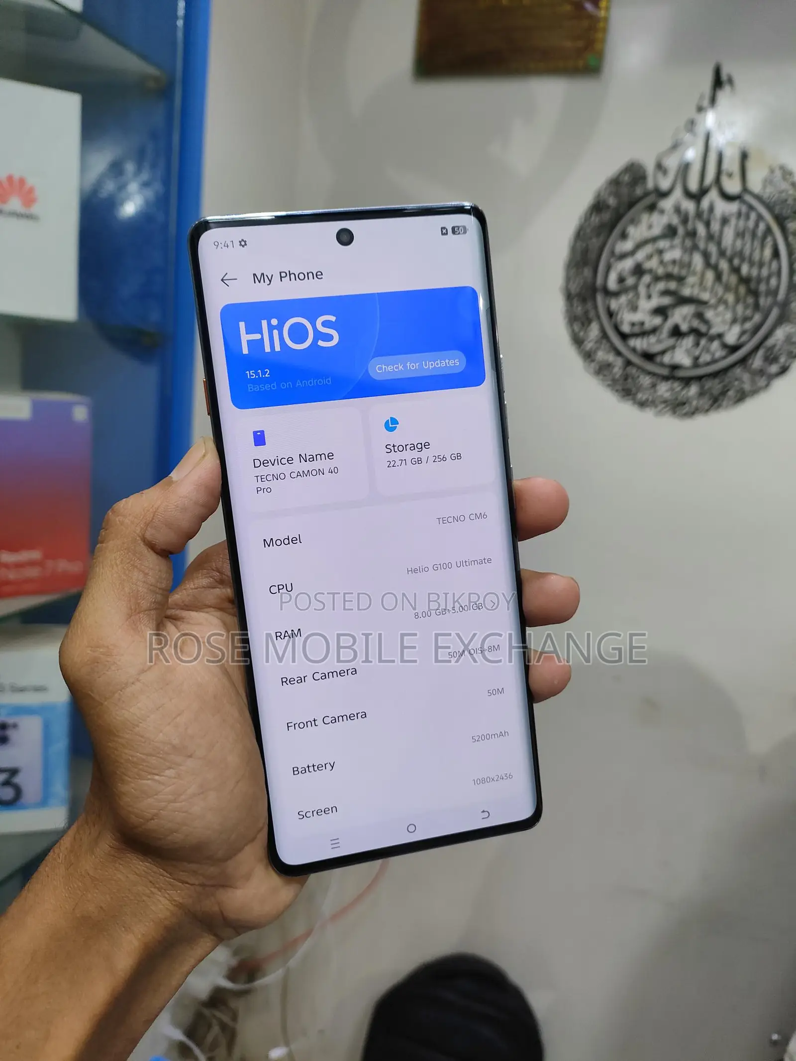 Tecno Cemon 40 Pro 8/256gb Fixed (Used)