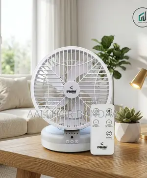 Rechargeable Table And Wall Mounted Fan