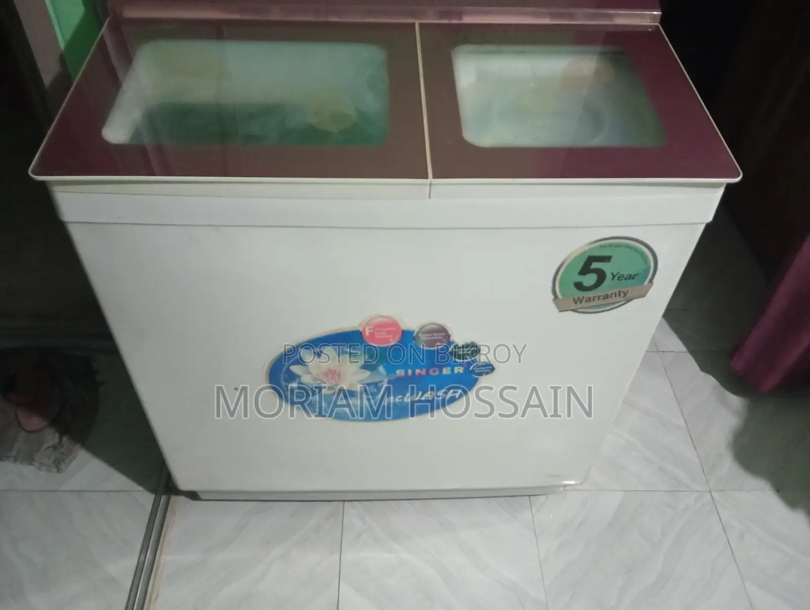 Singer Washing Machine 11kg