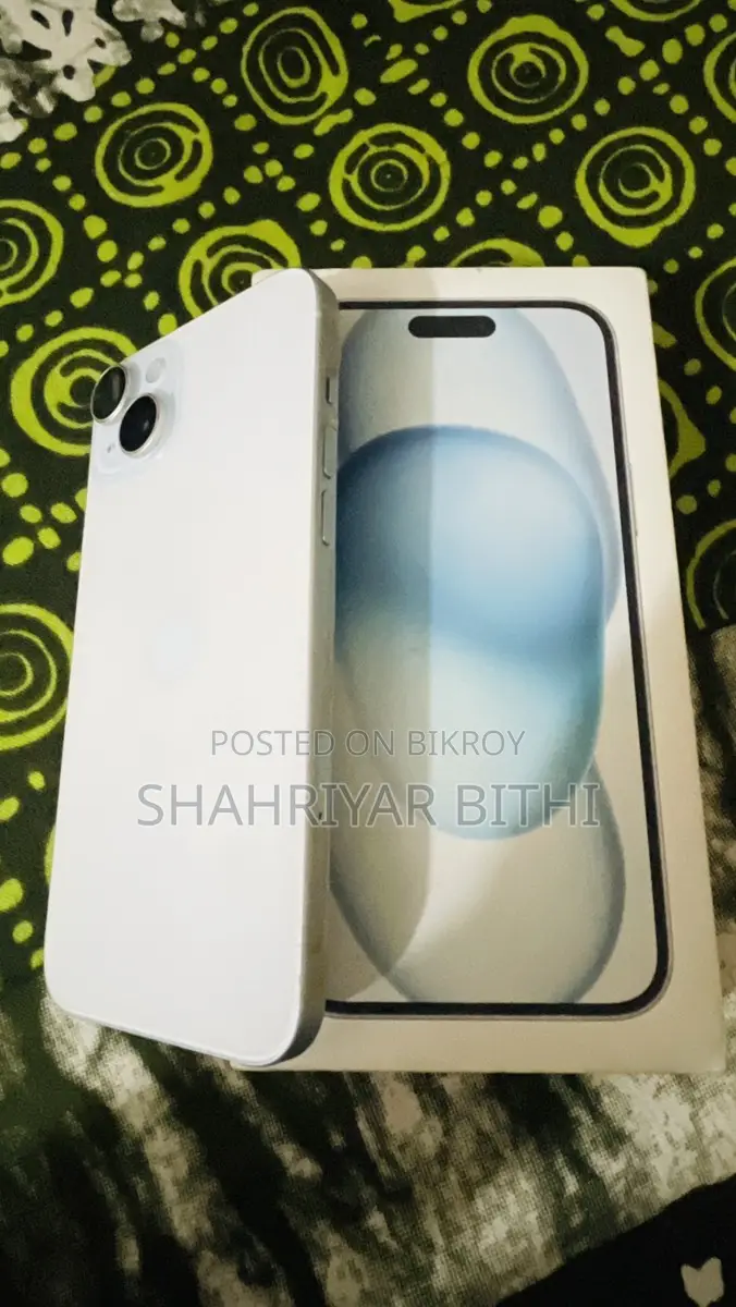 অ্যাপল আইফোন ১৫ প্লাস বিএইচ ৯৫% (ব্যবহৃত)