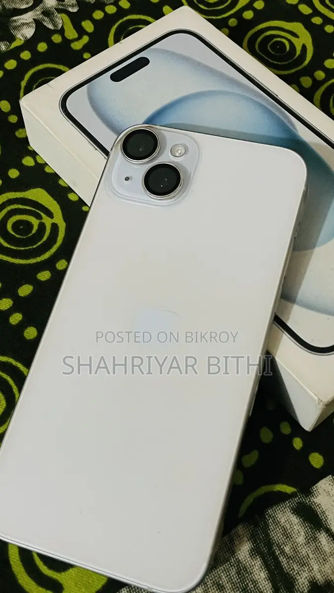 অ্যাপল আইফোন ১৫ প্লাস বিএইচ ৯৫% (ব্যবহৃত)