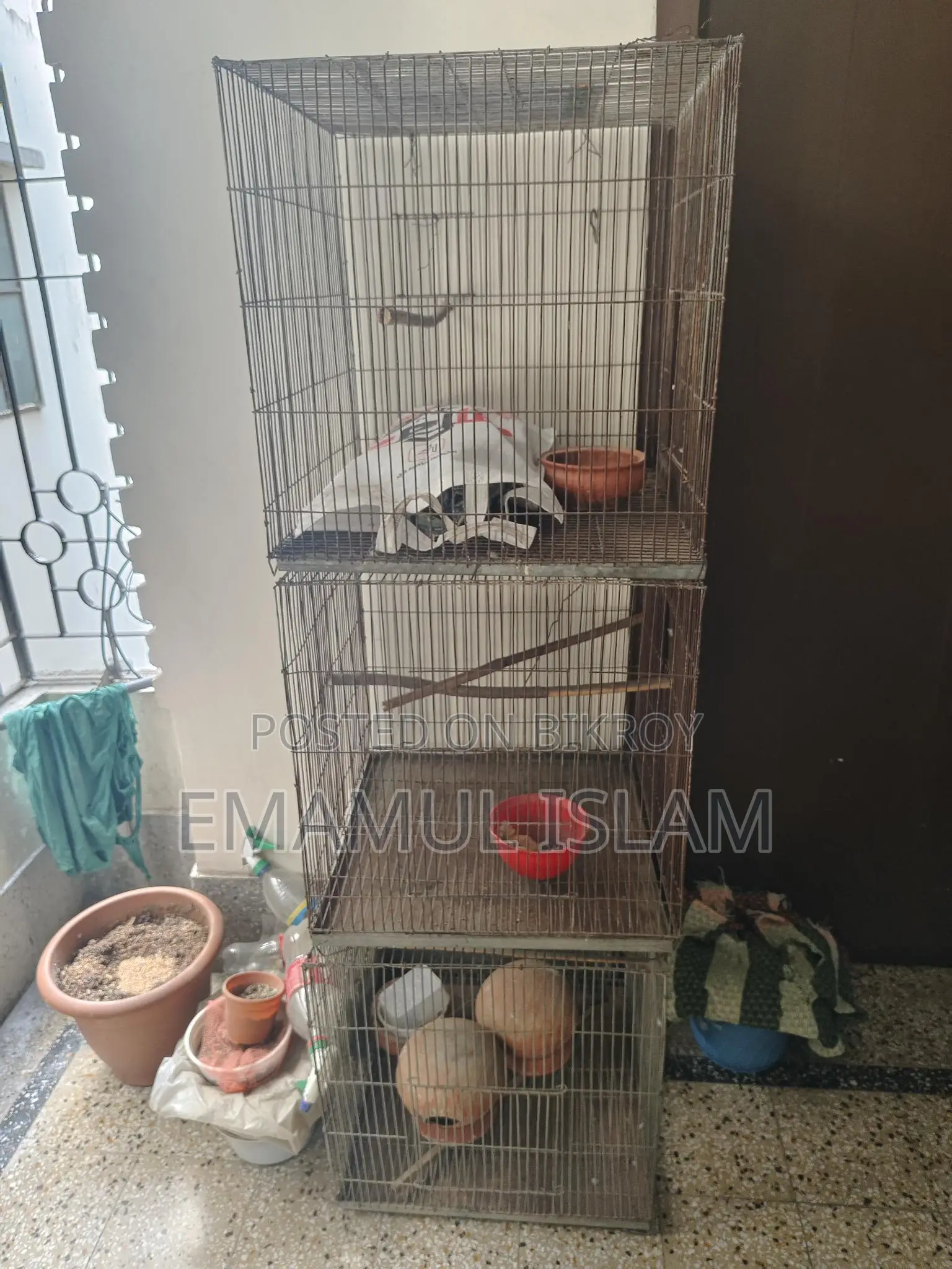 ১০ পিস পাখির খাঁচা বিক্রি হবে