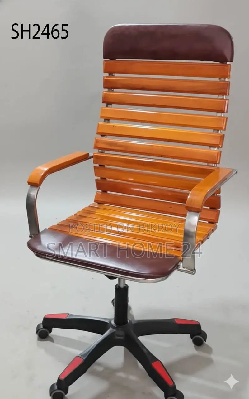 Premium Wooden Executive Swivel Chair (Model: Sh2465)