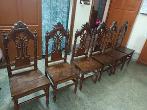 ৬ পিস ডাইনিং চেয়ার এবং টেবিল