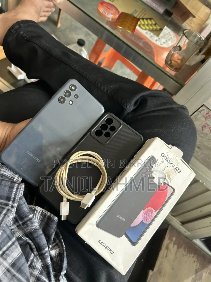 Samsung Galaxy A13 4/64GB with box cable (Used)