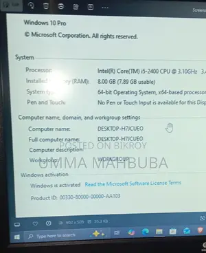 Desktop Full PC Setup