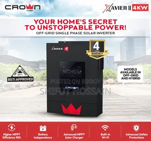 Crown Xavier 4kw 24v Hybrid Solar Inverter