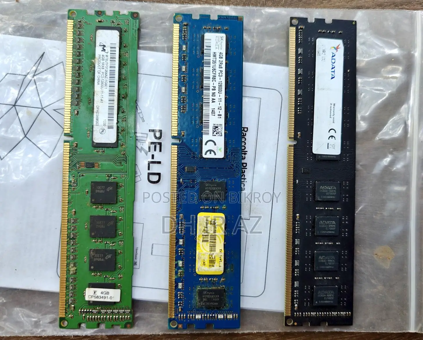 3 Ps 4gb ddr3 RAM