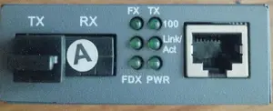 Mc Media Converter 1 Pair with Power Adapter; 100 Mbps