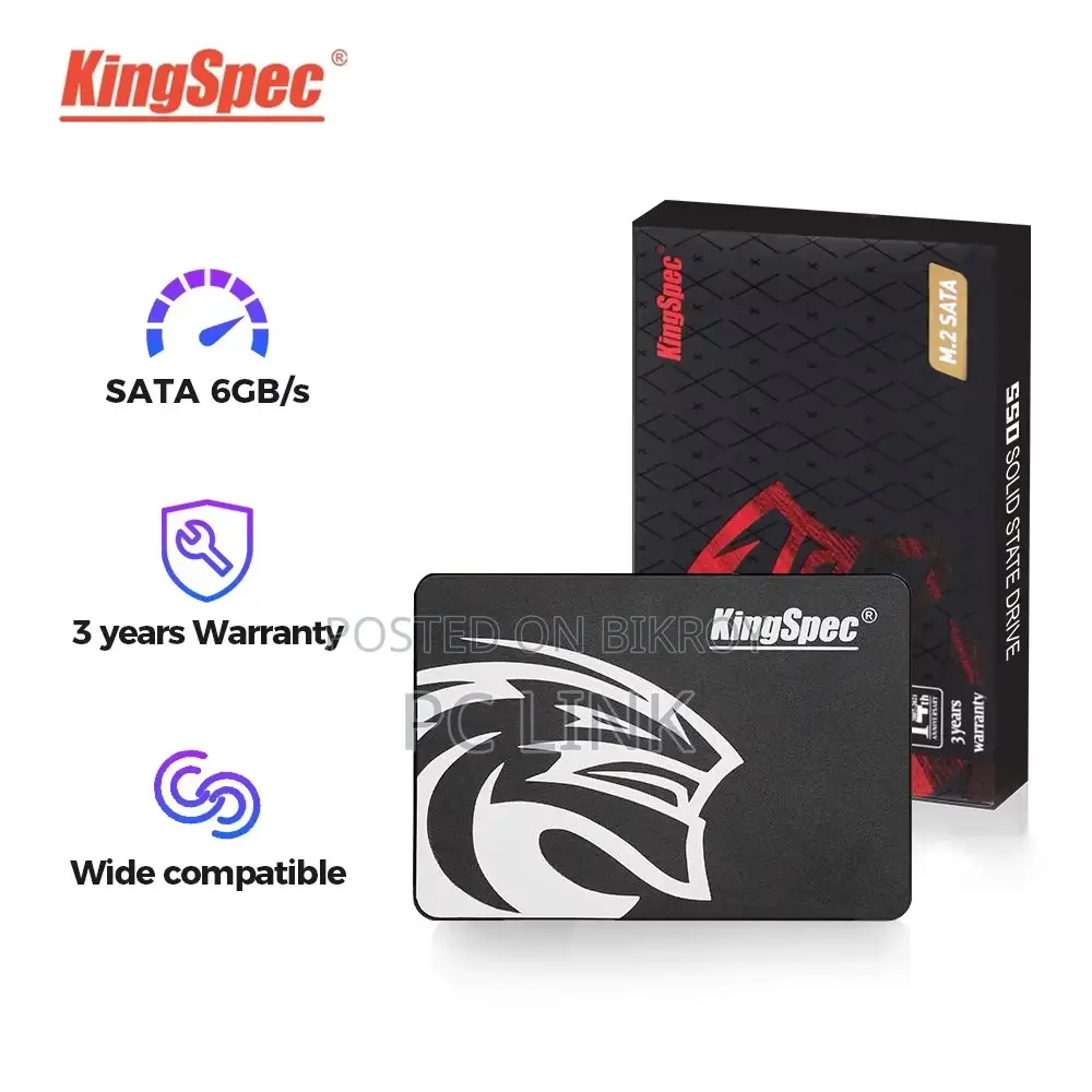 SSD 256GB SATA 6 Gb/s With 3 Years Warranty
