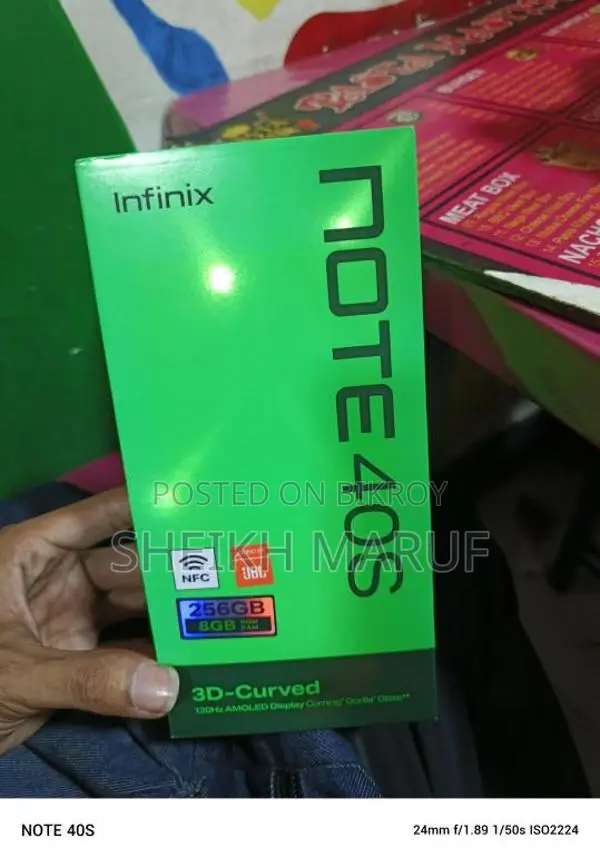 Infinix Note 40s (ব্যবহৃত)