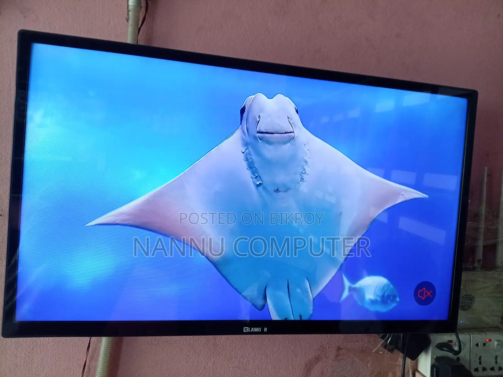 Glamour 32" Double glass Smart TV