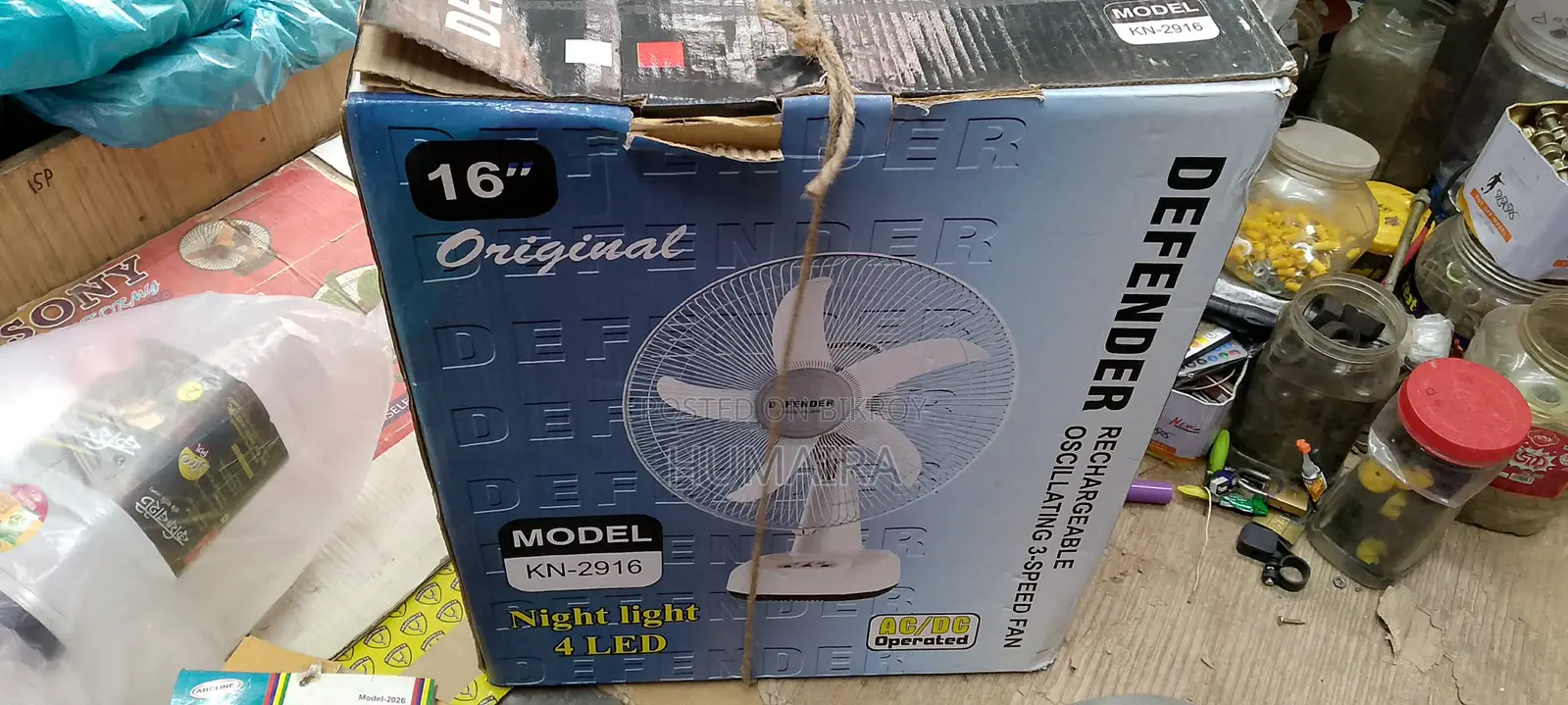 Defender Rechargeable Fan