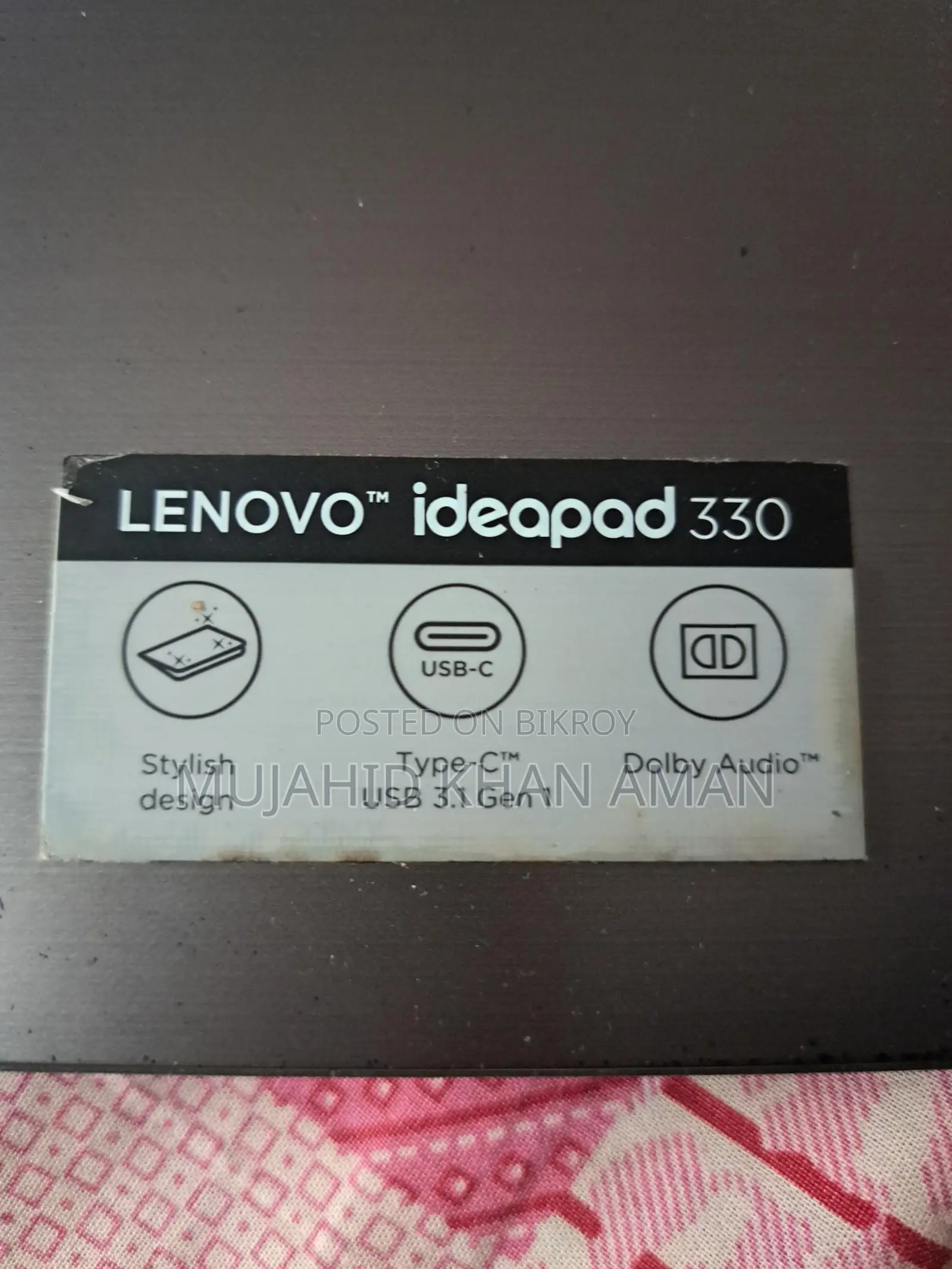 Lenovo Ideapad 330 i3 8th Gen