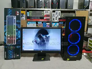 AMD Ryzen 5 3400G & 19′′ HP RGB Gaming Combo - Desktop Full Setup