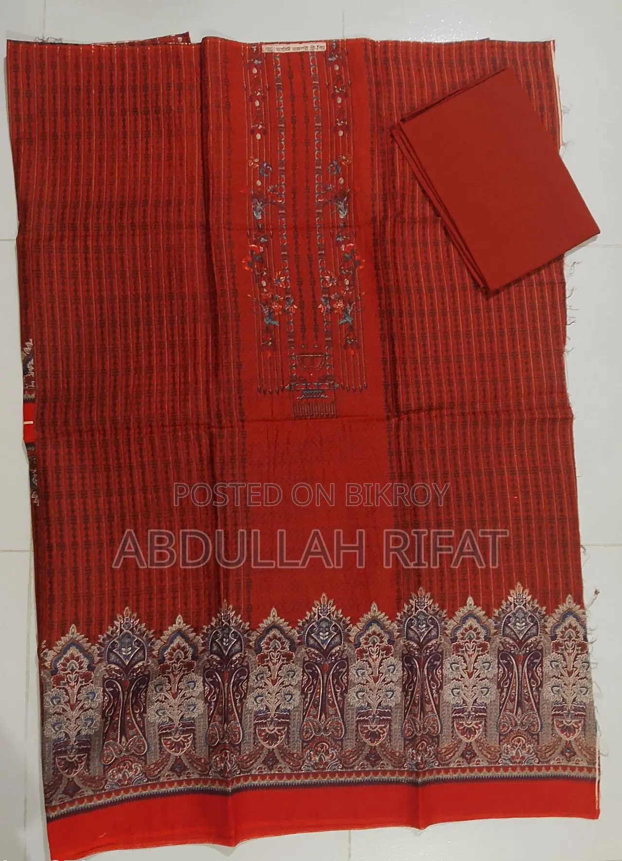 সুতির থ্রি পিস