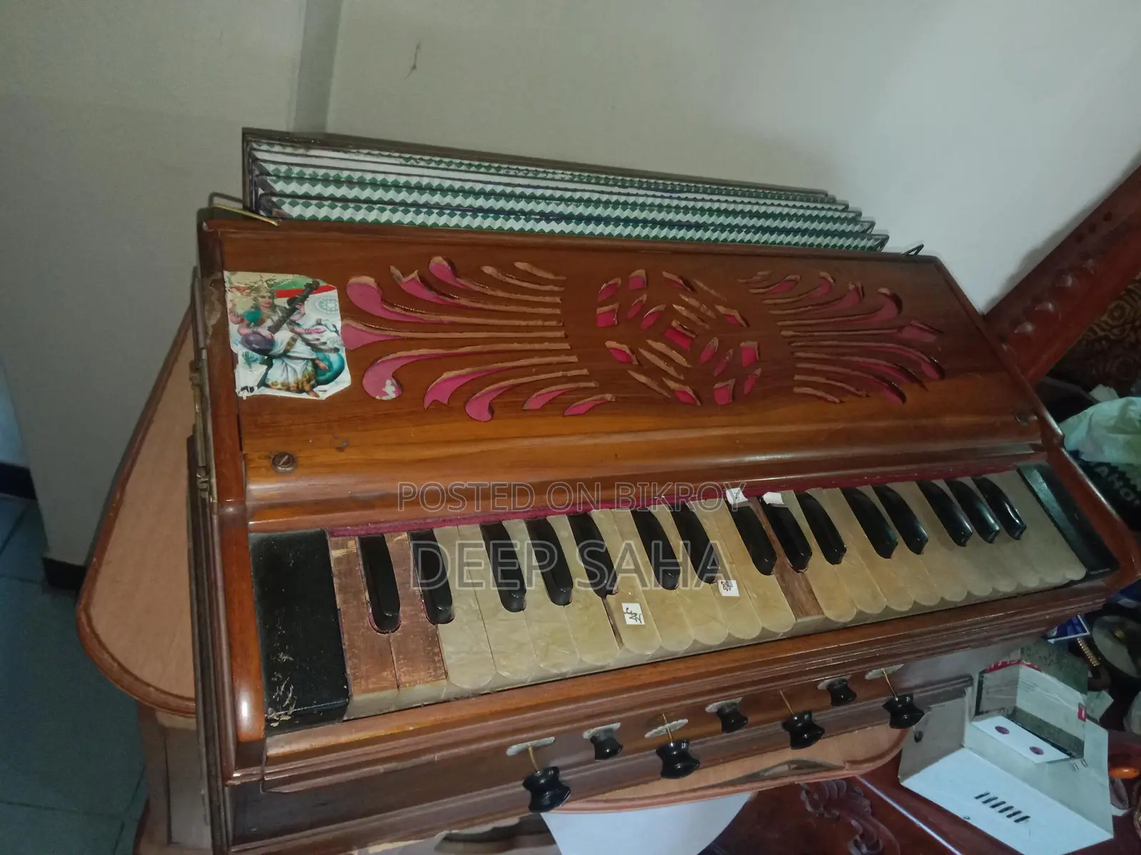 Harmonium for sale.