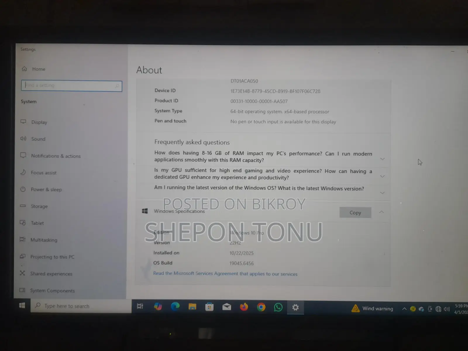 Desktop Computer for sale