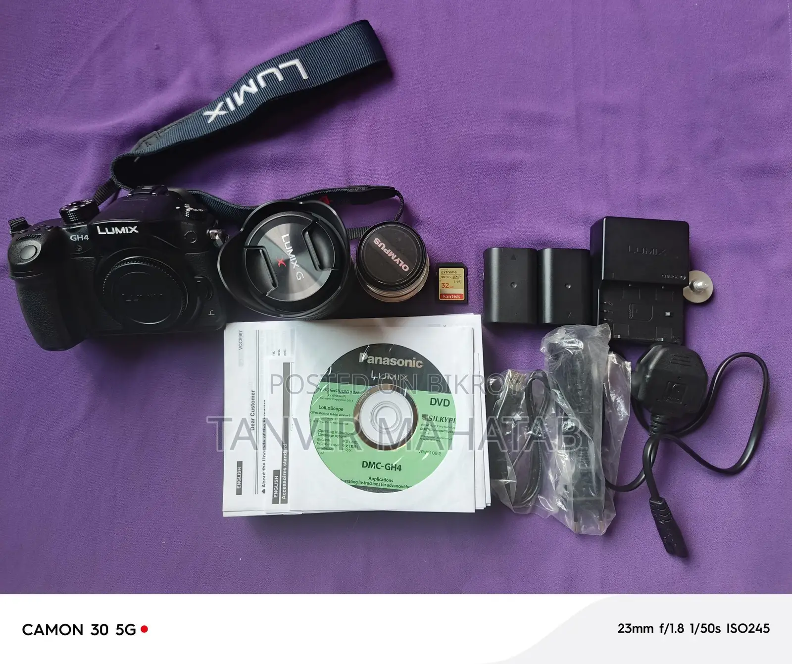 Panasonic GH4 Mirrorless 4K Camera
