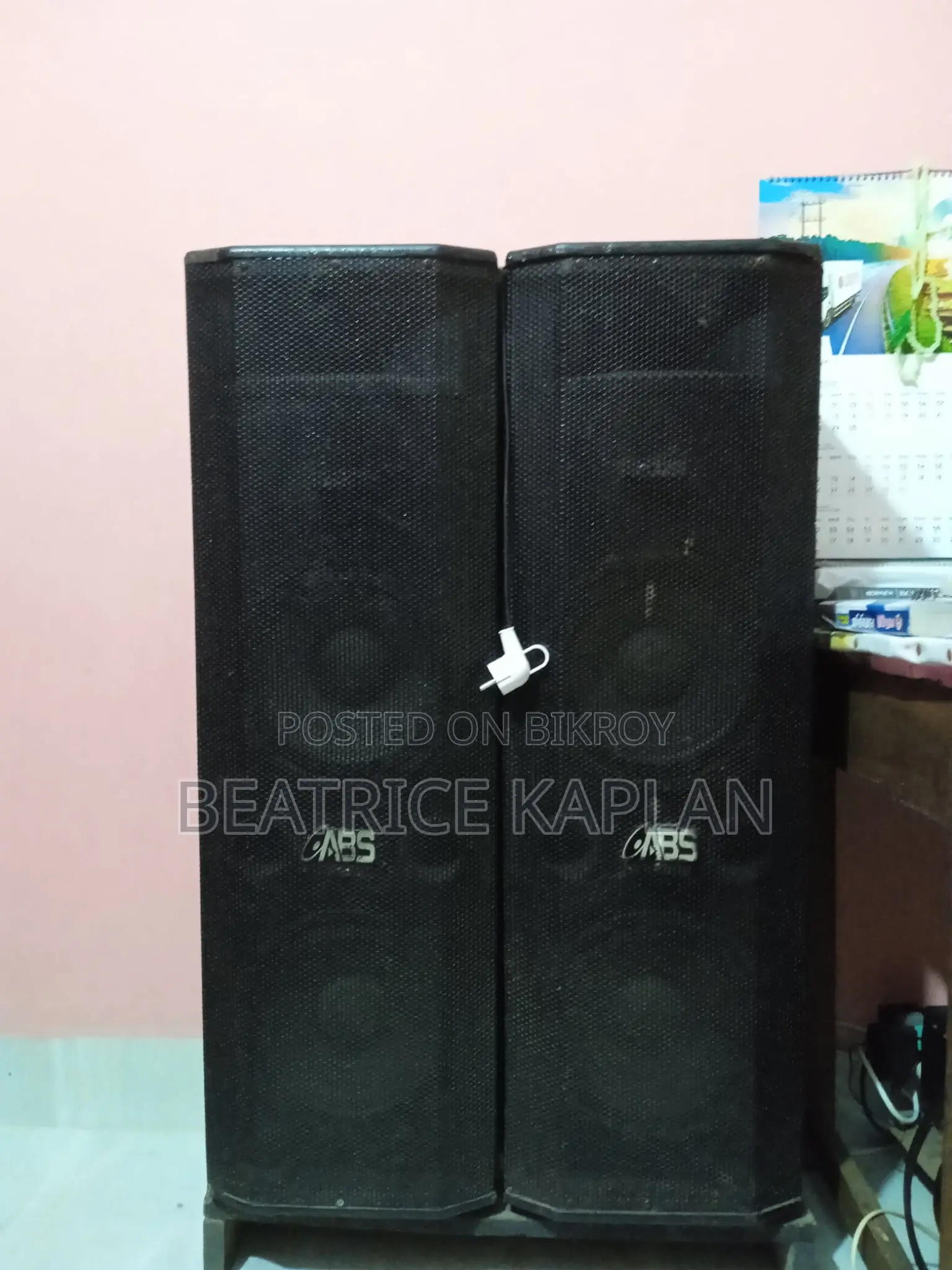 Abs-2015 Multimedia Amplifier Speakers Pair