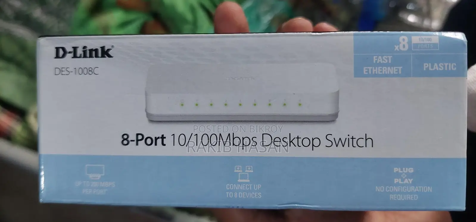 Tp-Link Wifi-Switch TL-SF1008D 8-Port 10/100Mbps Desktop Switch for Sale
