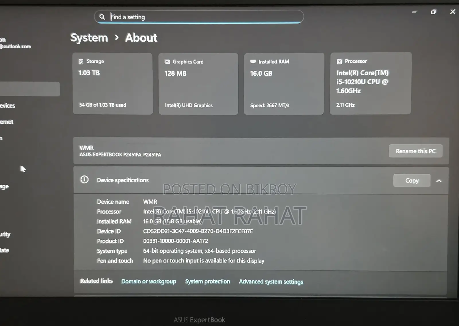 Asus Laptop For Sale