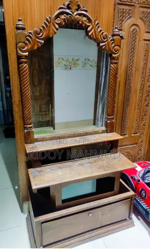 Teak wood dressing table.