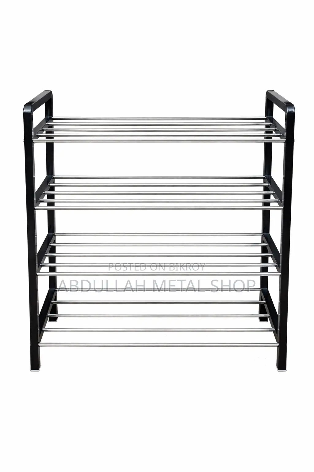 Shoe Rack (4-Layer) Premium Metal & SS Combination