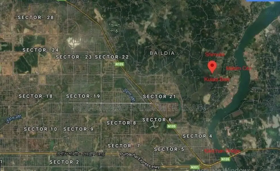 Next to Sector 21, Purbachal Land Sale