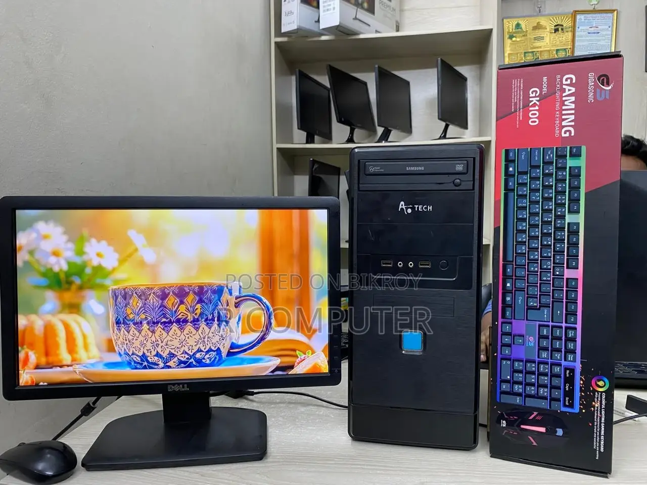 Computer Full Set-Core i3 ( 3rd Gen)_SSD 128GB-Ram 4GB-Dell 19"Monitor