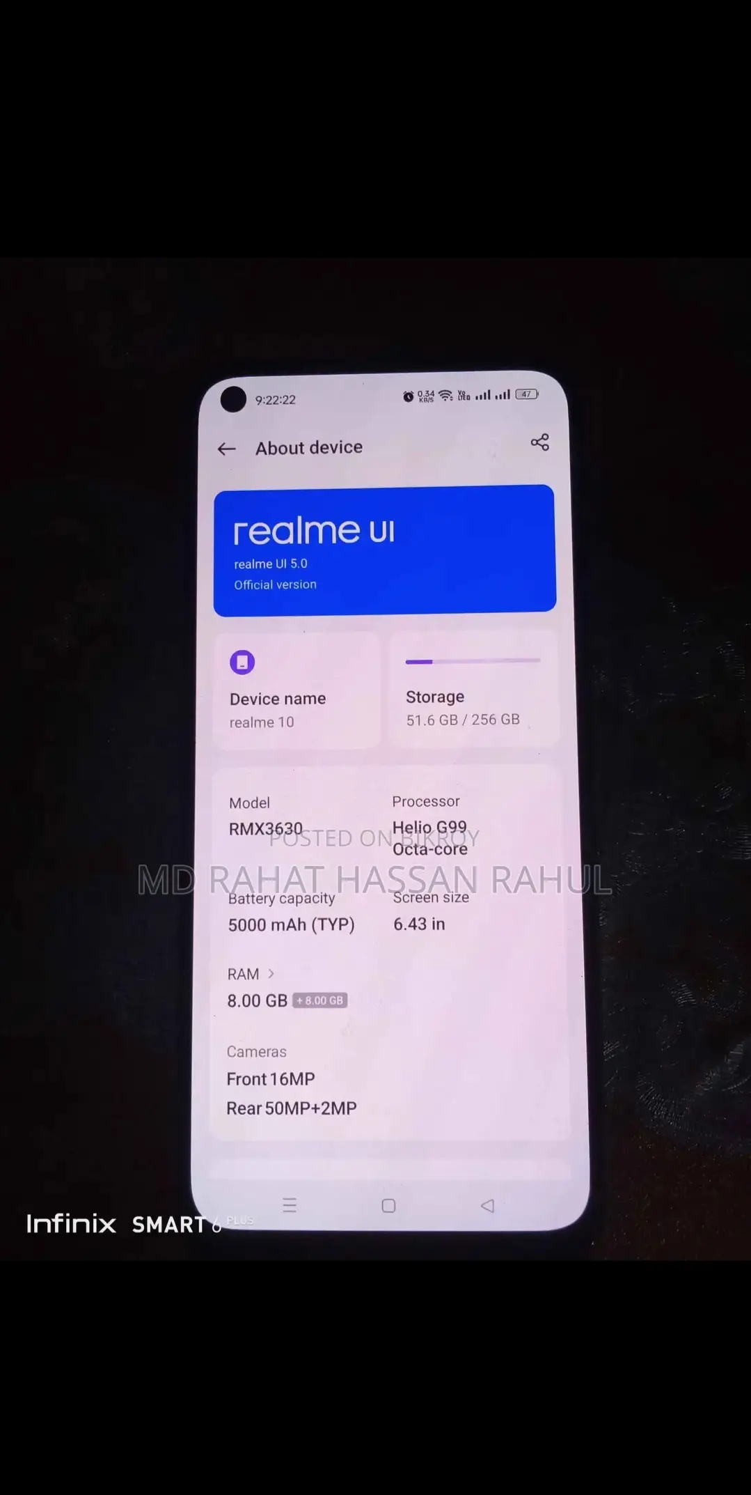Realme 10 8-128 GB (Used)