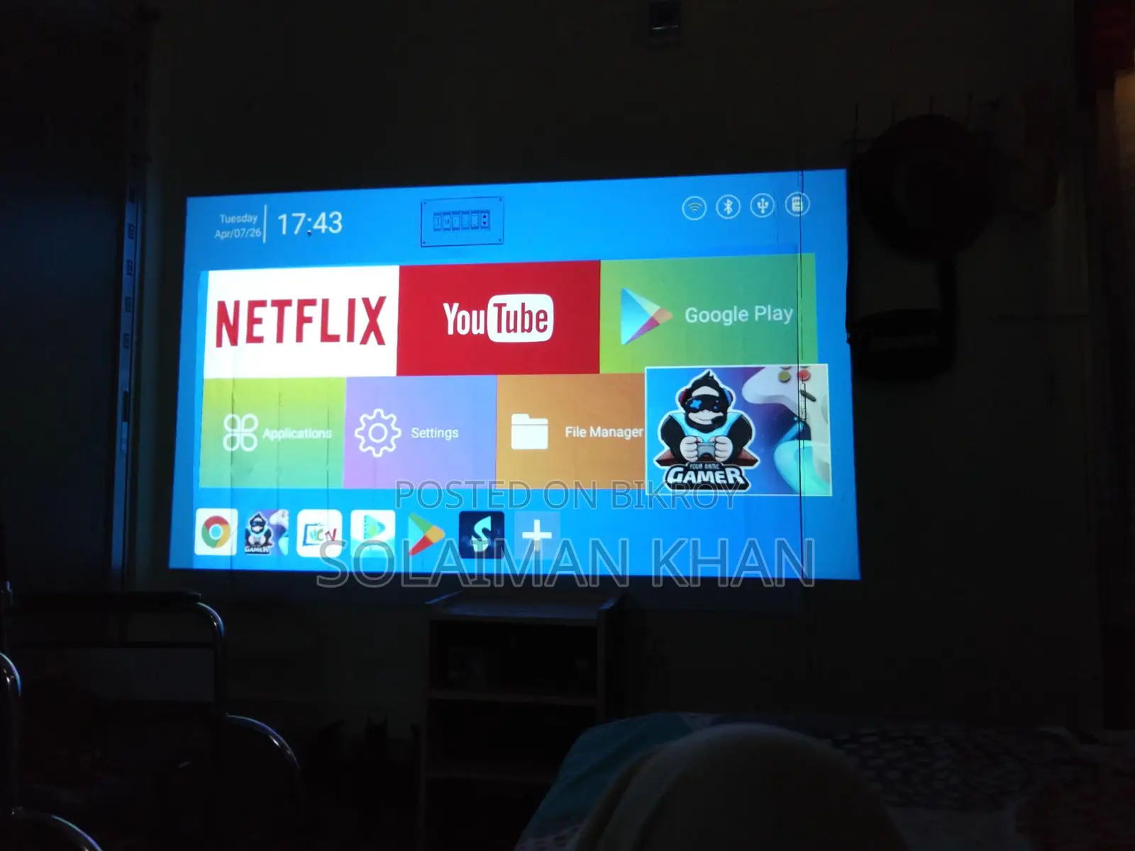 HCS350 Max Gaming Projector with Voice Remote