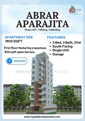 1805 Sqft Single Unit Flat—A Smart Choice for Family Living