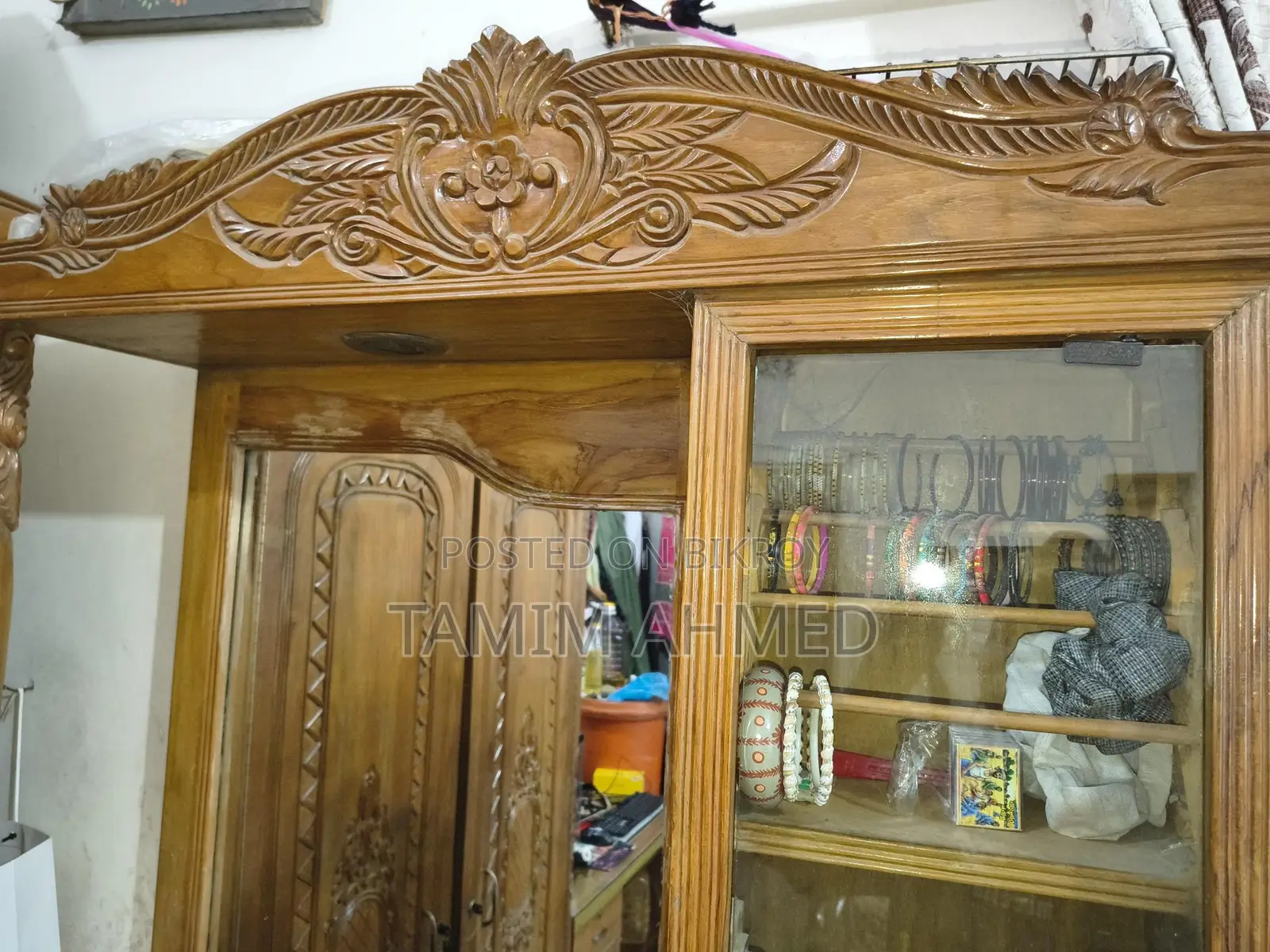 Original Teak Wood Dressing Table