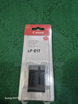 Canon Lp E 17 battery for 750, 760, 77, 800, 8000, and all camera models