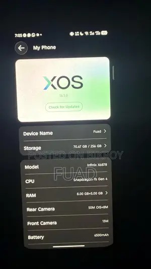 Infinix note 60 pro (Used)