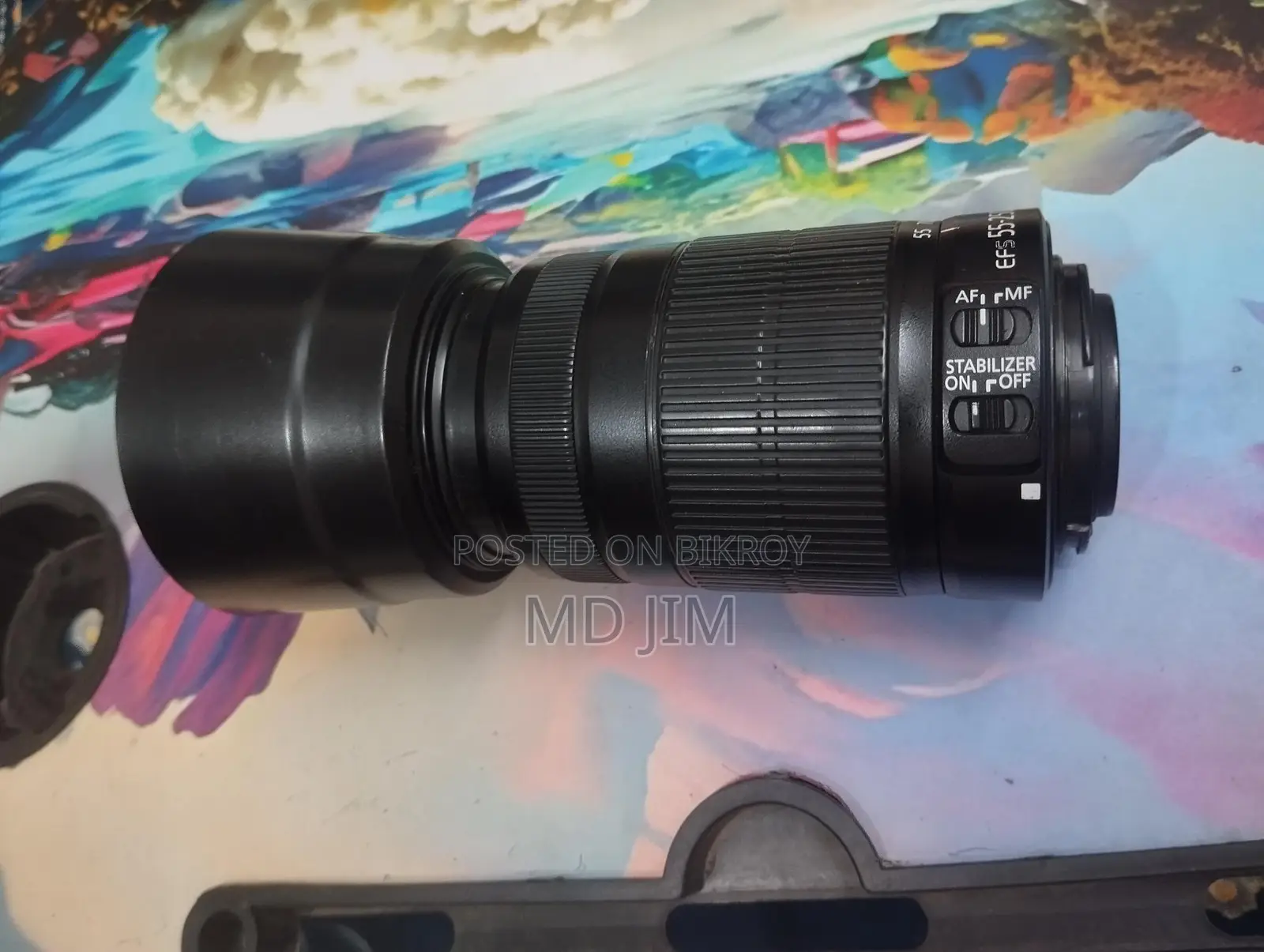 Canon 55-250 Is-ii Zoom Lense Full Fresh.