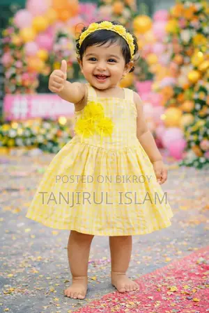 Baby Girl Pink Frock | 0-4 Years Stylish & Comfortable