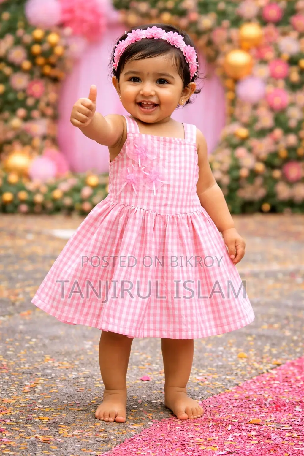 Baby Girl Pink Frock | 0-4 Years Stylish & Comfortable