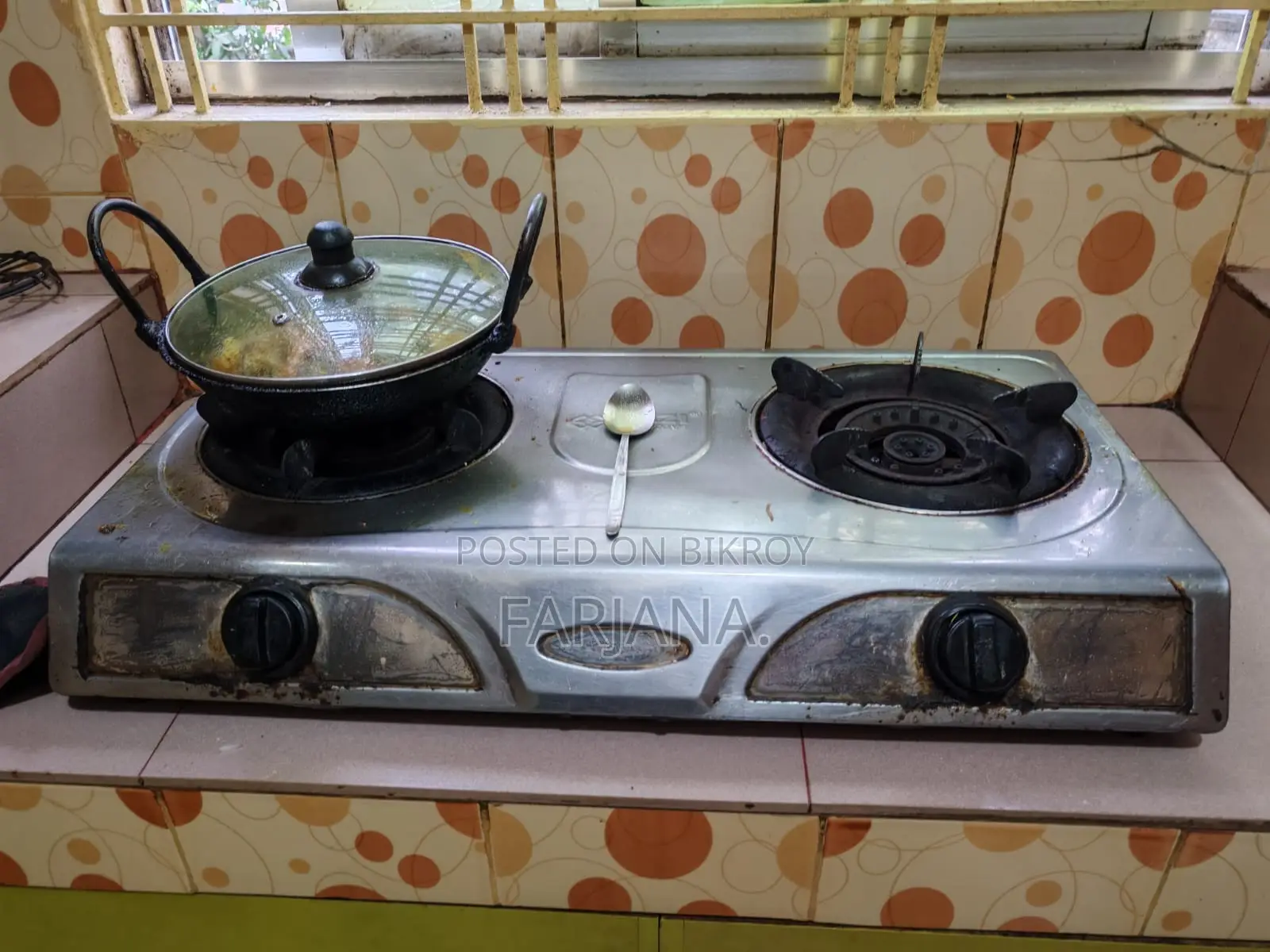 Two-Burner Gas Stove for Sale