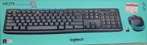 Logitech MK275 Black-blue Wireless Mouse Keyboard Combo