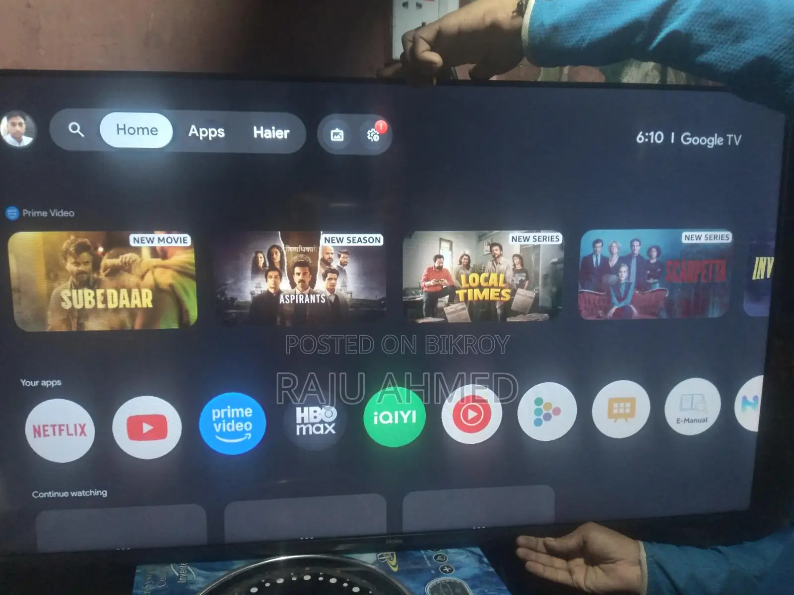 No issues with the TV