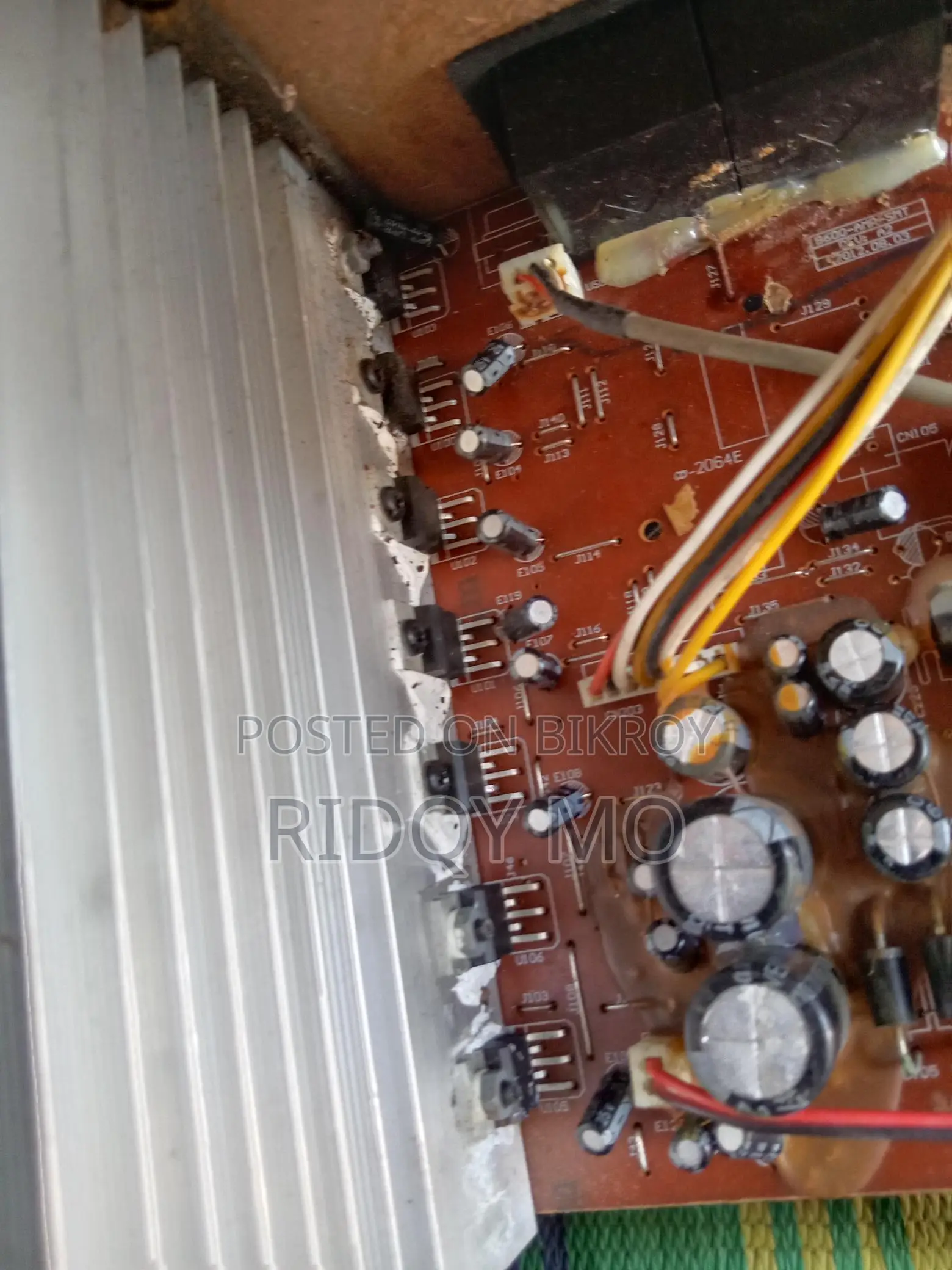 Sound system has a minor issue