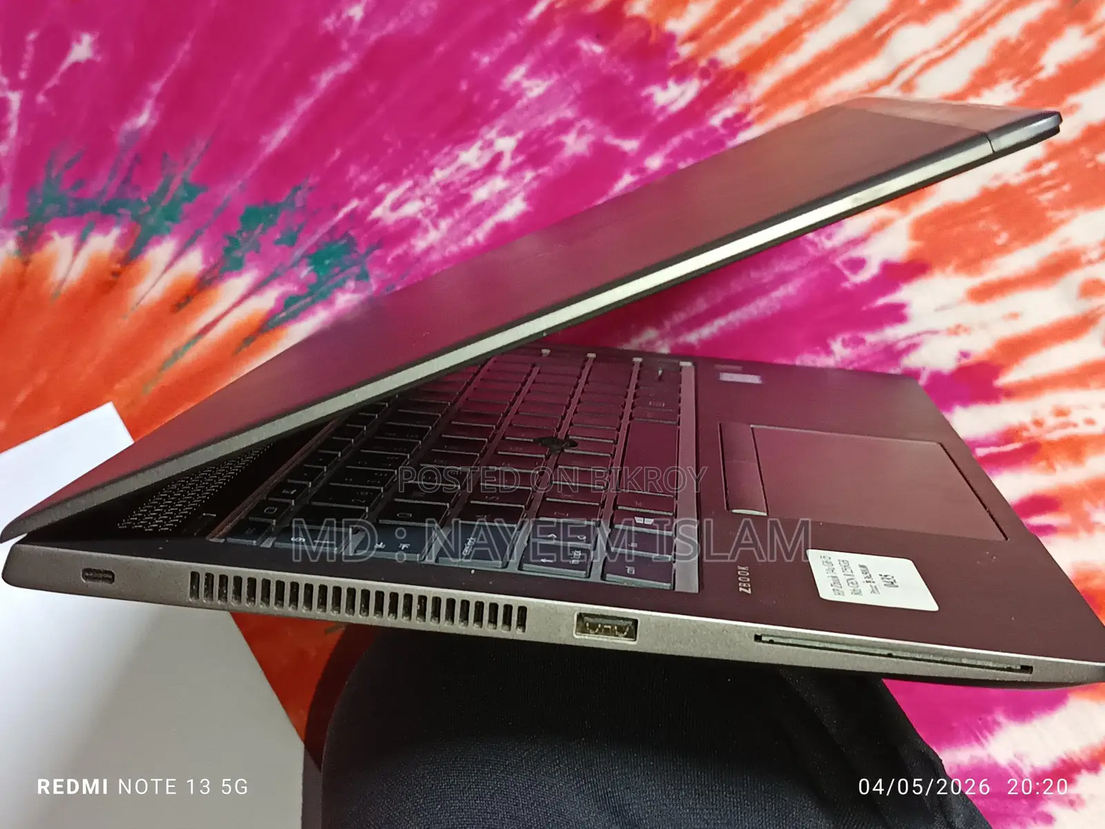 Hp Zbook 14u G6( I5. 8/256)(8th Gen) – Powerful Laptop For Sale!