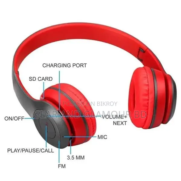 Best Sound on a Budget! P47 Bluetooth Headphone Price in BD