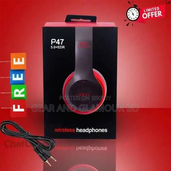 Best Sound on a Budget! P47 Bluetooth Headphone Price in BD