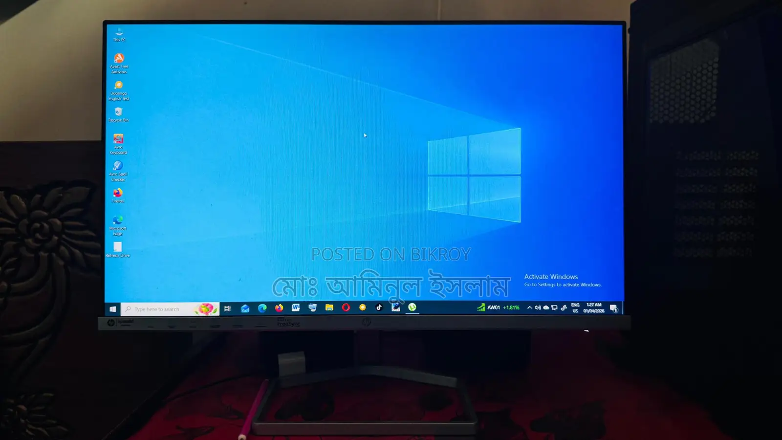 Urgent Sell – Fresh Condition Gaming & Office PC Setup