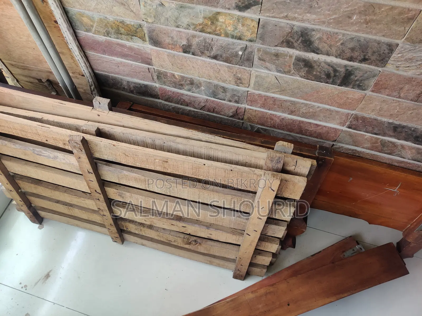 Solid Wooden Bed